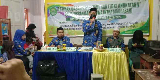 Kamad MTs DDI Gusung Buka LDK OSIM